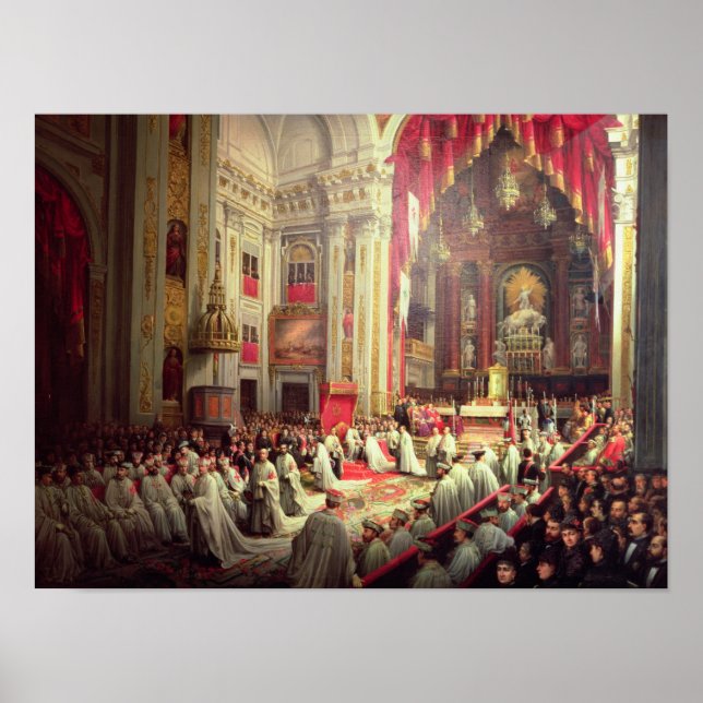 Affiche Investiture du roi Alfonso XII (Devant)