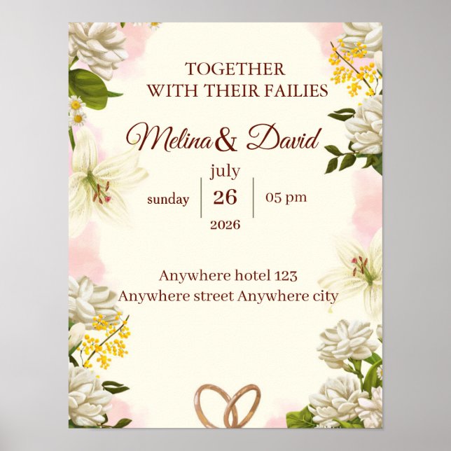 Affiche invitation  (Devant)