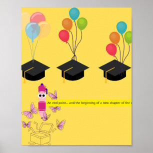 Affiche Invitation de remise des diplômes – Un nouveau cha