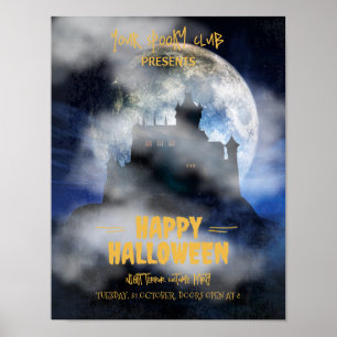 Affiche Invitation Halloween épouvantable, Fête Halloween 