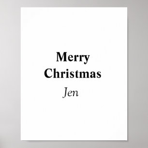 Affiche invitation modifiable texte image Noël ajoutez vot
