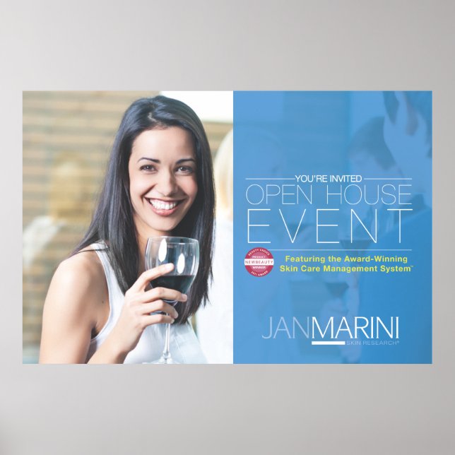 Affiche Invitation Open House 45x30" (Devant)