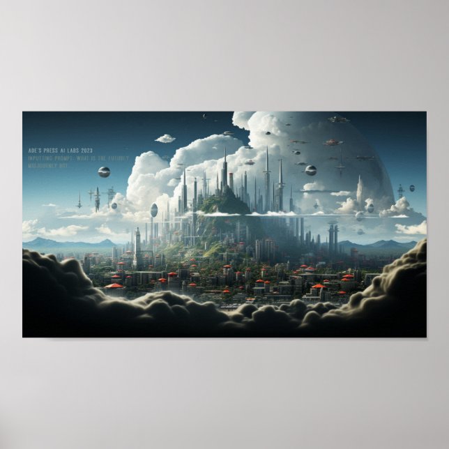 Affiche 'Invite : Quel est l'avenir ? ' (Devant)