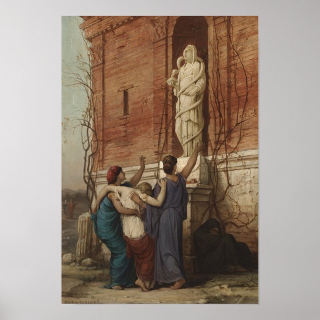 Affiche Invocation à la déesse Hygieia, 1862 (Devant)