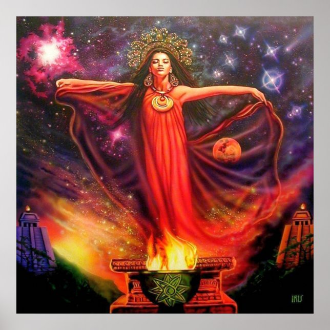 Affiche Invocation par Lisa Iris (Devant)