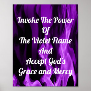 Affiche Invoquer La flamme Violette