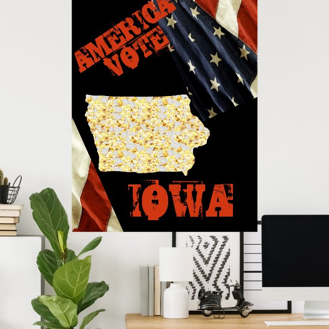 AFFICHE IOWA (Bureau à domicile)