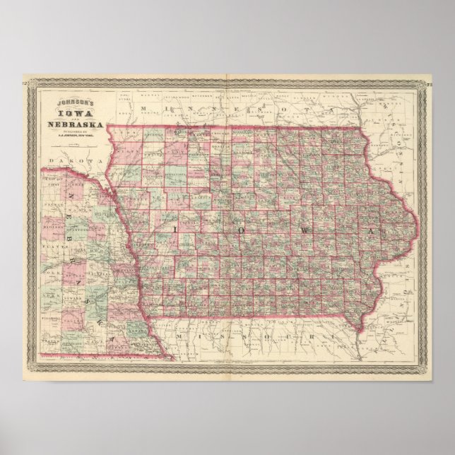 Affiche Iowa and Nebraska (Devant)