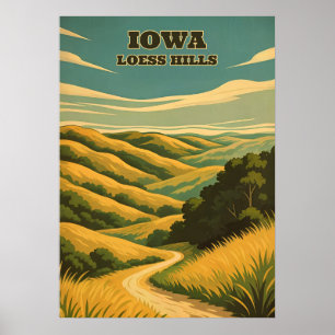 Affiche Iowa Loess Hills V02