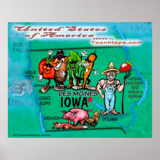 Affiche Iowa USA