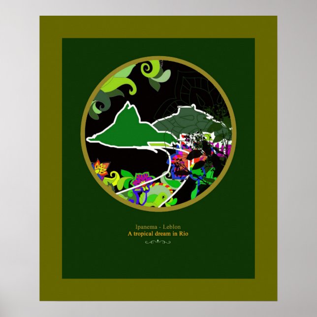 Affiche Ipanema pour murs (Devant)