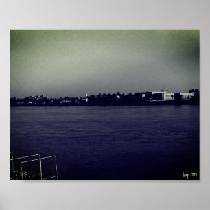 Affiche Irak ancien Bagdad fleuve forat