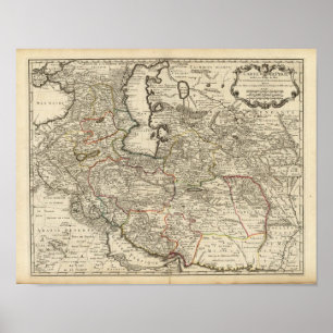 Affiche Iran, Afghanistan, Pakistan