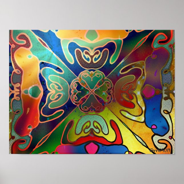 Affiche Iridescente Dream (Devant)