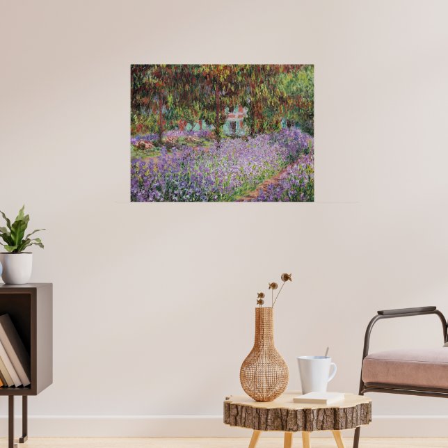 Affiche Iris dans le jardin de Monet (Salon 3)