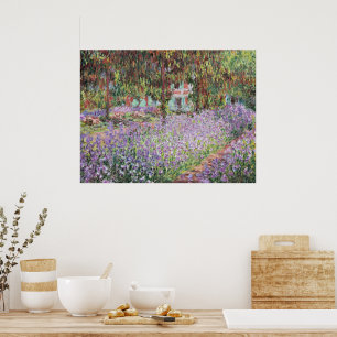 Affiche Iris dans le jardin de Monet
