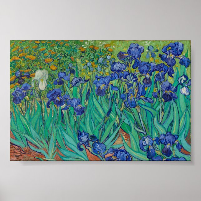 Affiche Iris de Van Gogh (Devant)