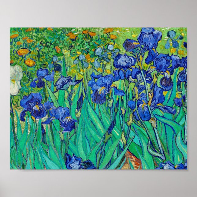 Affiche Iris de Vincent Van Gogh (Devant)