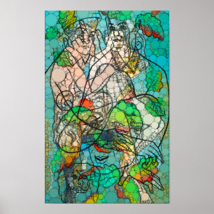 Affiche Iris, points d'infini par Francis Picabia