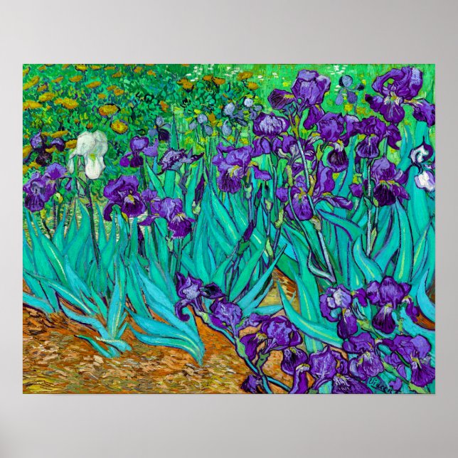 Affiche Iris, Vincent van Gogh (Devant)