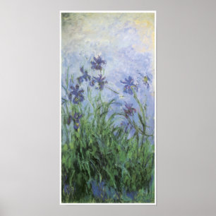 Affiche Irises, Claude Monet
