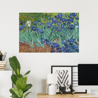 Affiche Irises par Vincent van Gogh