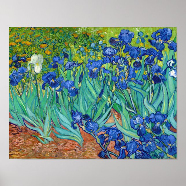 Affiche Irises, Vincent van Gogh (Devant)