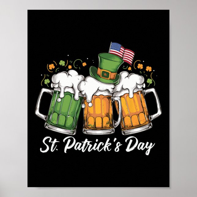 Affiche Irish Beer Irlande Jour de la Saint Patrick Boisso (Devant)