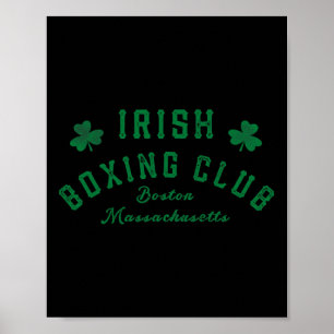 Affiche Irish Boxing Club - Boston Machusetts 2