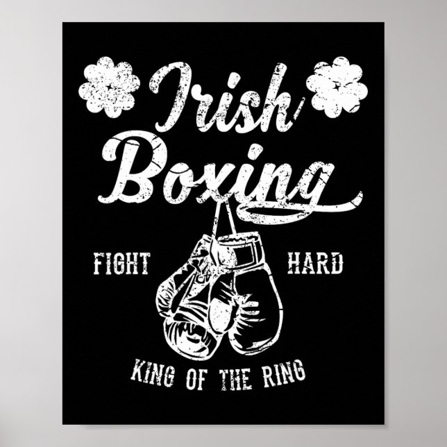 Affiche Irish Boxing Vintage - Irish Boxing Fan Tee (Devant)