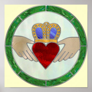 Affiche Irish Claddagh