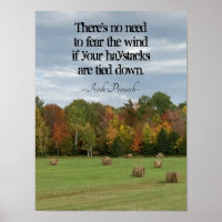 Irish Proverb Pas besoin de craindre le vent Pouf