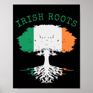 Affiche Irish Roots Family Tree  