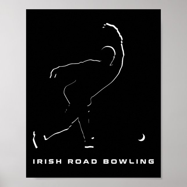 Affiche Irlandais Vêtements de Bowling - Irish Road Bowlin (Devant)