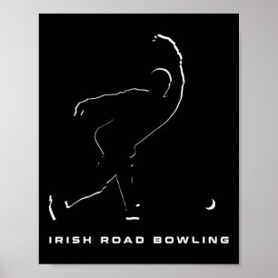 Affiche Irlandais Vêtements de Bowling - Irish Road Bowlin