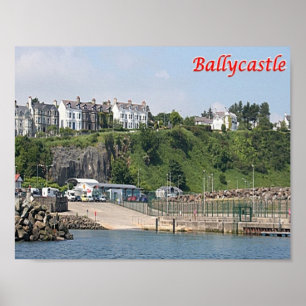 Affiche Irlande du Nord - Ballycastle -