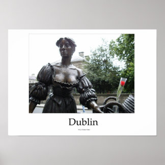 Affiche Irlande (Dublin) - Molly Malone Statue