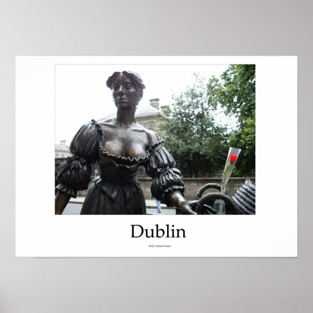 Affiche Irlande (Dublin) - Molly Malone Statue (Devant)