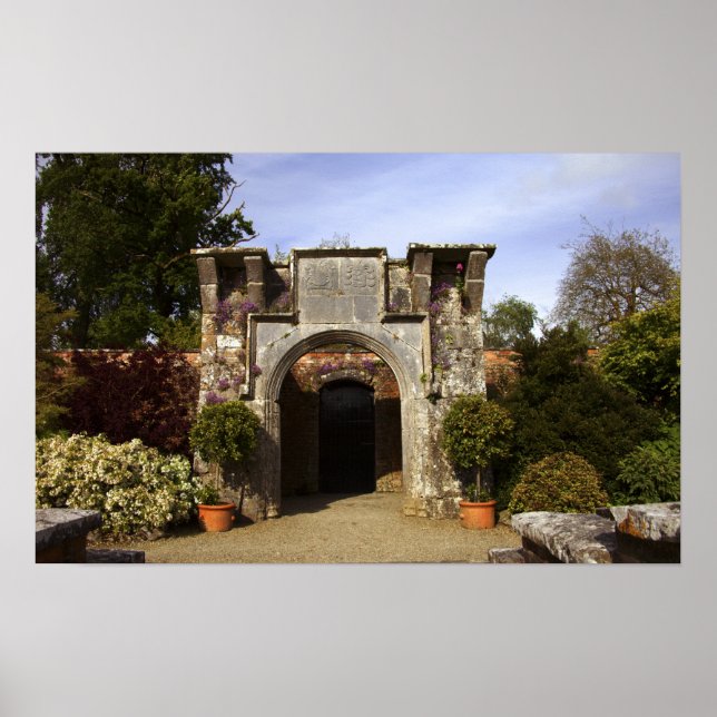 Affiche Irlande, le Dromoland Castle Walled Garden (Devant)