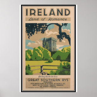Affiche Irlande vintage -