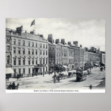 Irlande vintage, Sackville Street 1905 Dublin