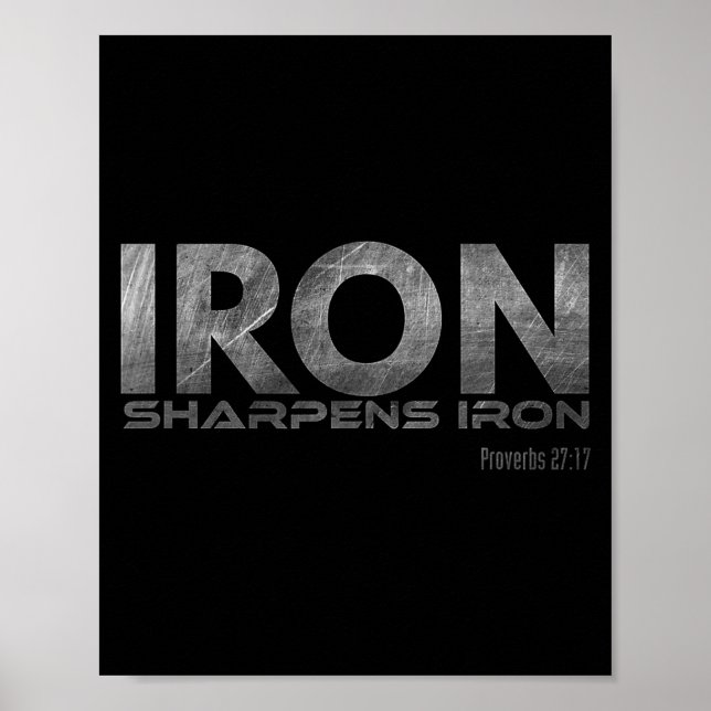 Affiche Iron Sharpens Iron  (Devant)