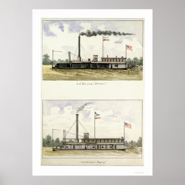 Affiche Ironclad St. Clair 1864 (Devant)