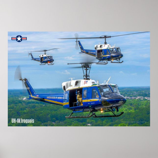 AFFICHE IROQUOIS UH-1N (Devant)