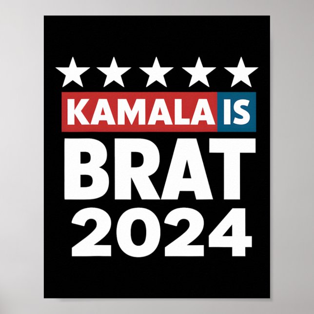 Affiche Is Brat Funny Cite Feminist Women Girl Men (Devant)