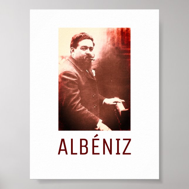 Affiche Isaac Albéniz (Devant)