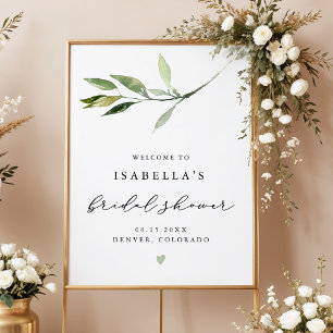 Affiche ISABELLA Élégante Bienvenue à la Fête de Mariée av