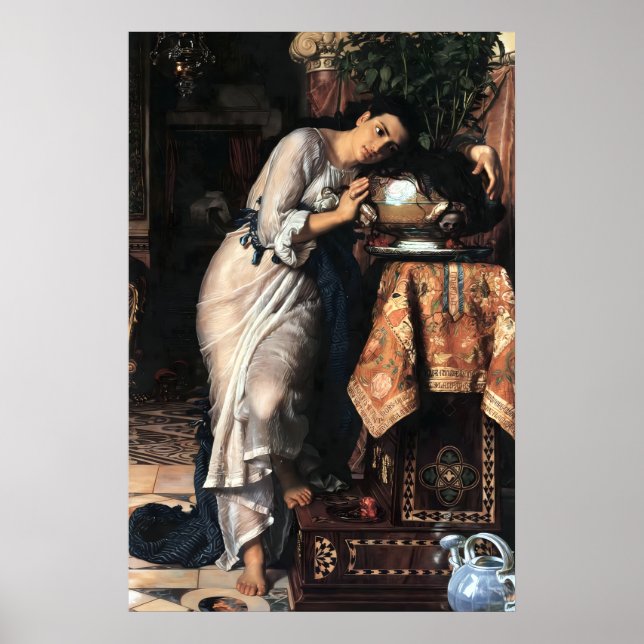 Affiche Isabella et le pot de basilic par William Hunt (Devant)