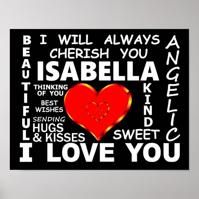 Affiche Isabella Je T'Aime (Devant)