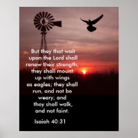 Isaïe 40:31 - Art Print